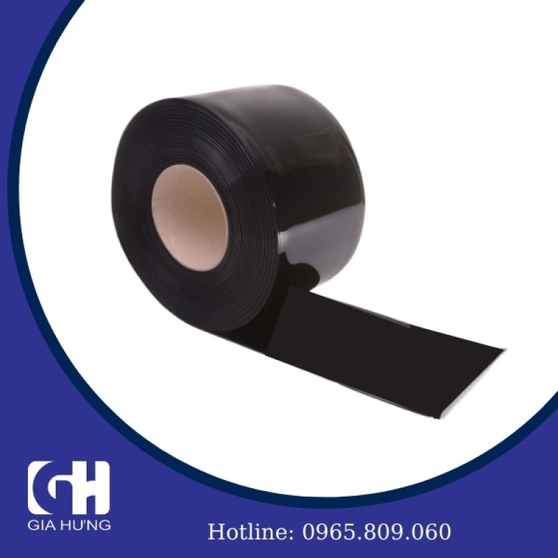 Cuộn nhựa PVC màu đen